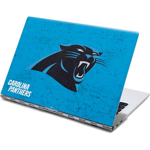 NFL Carolina Panthers Distressed Alternate Yoga 910 2-in-1 14in Touch-Screen Skin