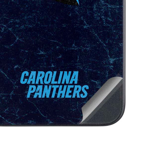 NFL Carolina Panthers Distressed Galaxy A54 5G Skin