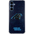 NFL Carolina Panthers Distressed Galaxy A55 5G Clear Case