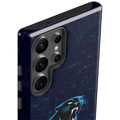 NFL Carolina Panthers Distressed Galaxy S23 Ultra Pro Case