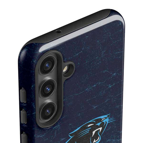 NFL Carolina Panthers Distressed Galaxy S25 Impact Case