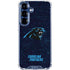 NFL Carolina Panthers Distressed Galaxy S25 Clear Case