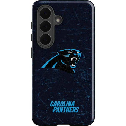 NFL Carolina Panthers Distressed Galaxy S26 Impact Case