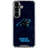 NFL Carolina Panthers Distressed Galaxy S26 Plus Clear Case