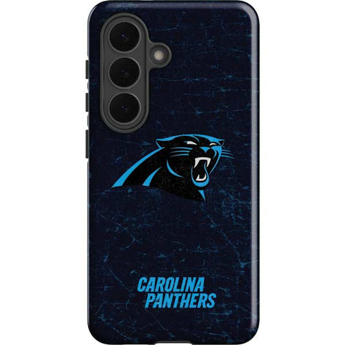 NFL Carolina Panthers Distressed Galaxy S26 Plus Impact Case