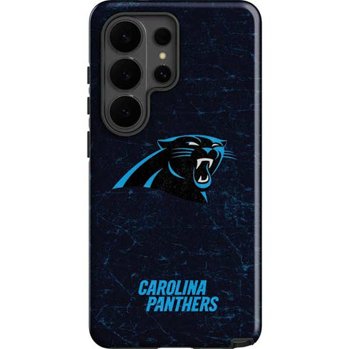 NFL Carolina Panthers Distressed Galaxy S26 Ultra Impact Case