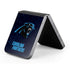NFL Carolina Panthers Distressed Galaxy Z Flip6 Skin