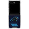 NFL Carolina Panthers Distressed Galaxy Z Flip6 Clear Case