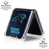 NFL Carolina Panthers Distressed Galaxy Z Flip6 Clear Case
