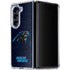NFL Carolina Panthers Distressed Galaxy Z Fold5 5G Clear Case
