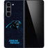 NFL Carolina Panthers Distressed Galaxy Z Fold5 5G Skin