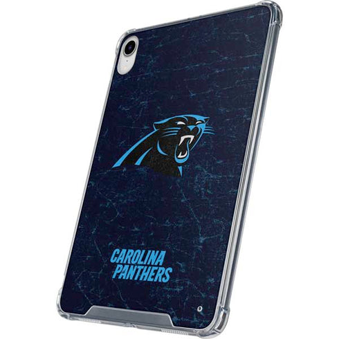 NFL Carolina Panthers Distressed iPad 11th Gen (2025) Clear Case