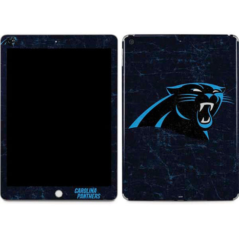 NFL Carolina Panthers Distressed Apple iPad Skin
