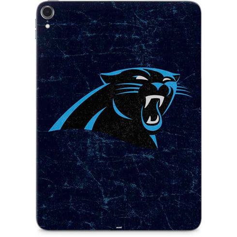 NFL Carolina Panthers Distressed Apple iPad Pro Skin