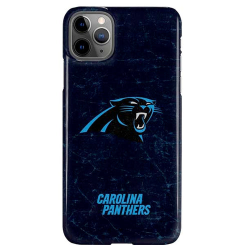 NFL Carolina Panthers Distressed iPhone Cases