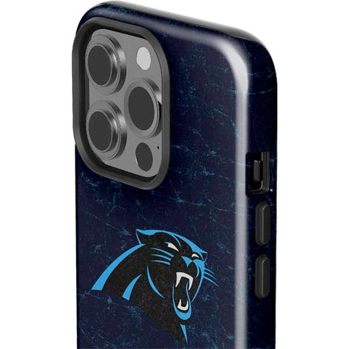 NFL Carolina Panthers Distressed iPhone 15 Pro Impact Case