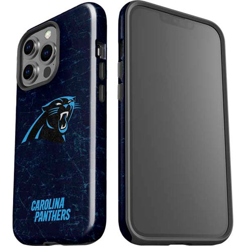 NFL Carolina Panthers Distressed iPhone 15 Pro Impact Case