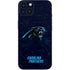 NFL Carolina Panthers Distressed iPhone 15 Skin