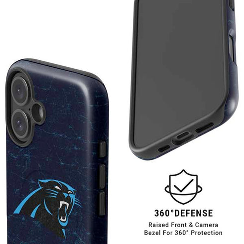 NFL Carolina Panthers Distressed iPhone 16 Plus Magsafe Impact Case