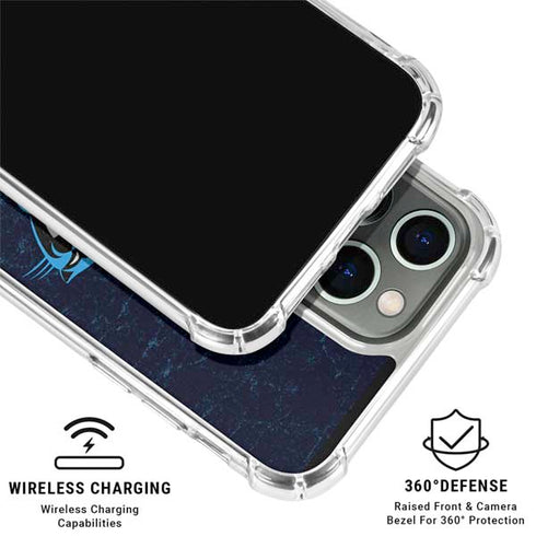 NFL Carolina Panthers Distressed iPhone 16 Pro Clear Case
