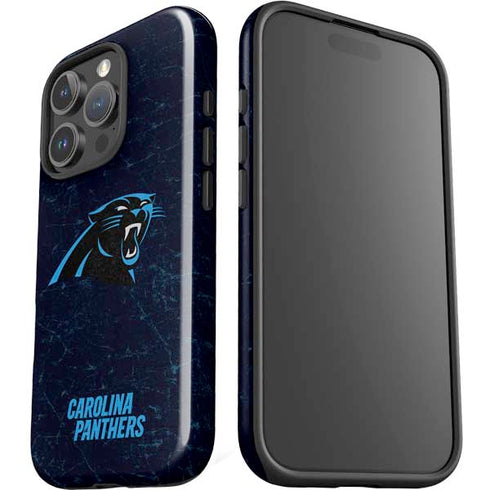 NFL Carolina Panthers Distressed iPhone 16 Pro Impact Case