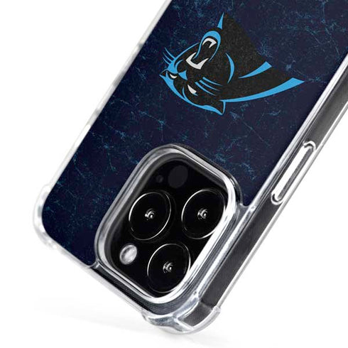 NFL Carolina Panthers Distressed iPhone 16 Pro MagSafe Case