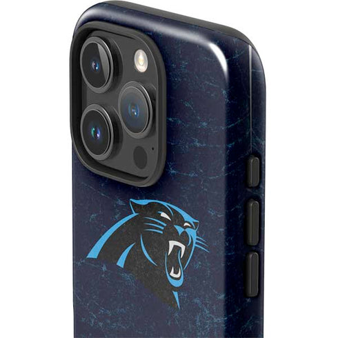 NFL Carolina Panthers Distressed iPhone 16 Pro Max Impact Case