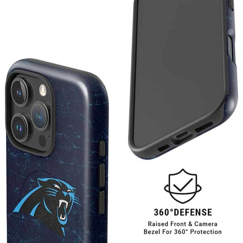 NFL Carolina Panthers Distressed iPhone 16 Pro Max Magsafe Impact Case