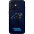NFL Carolina Panthers Distressed iPhone 16 Skin