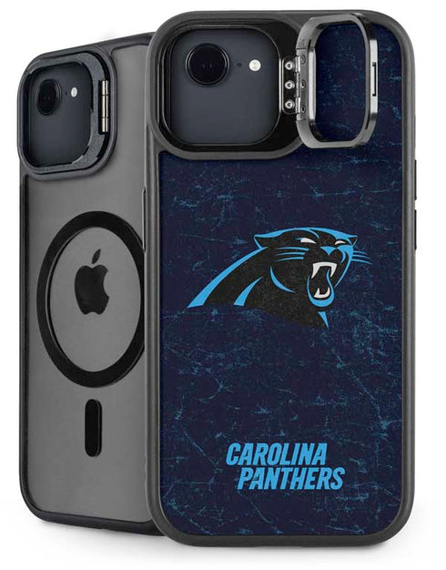 NFL Carolina Panthers Distressed iPhone 16e Kickstand Case