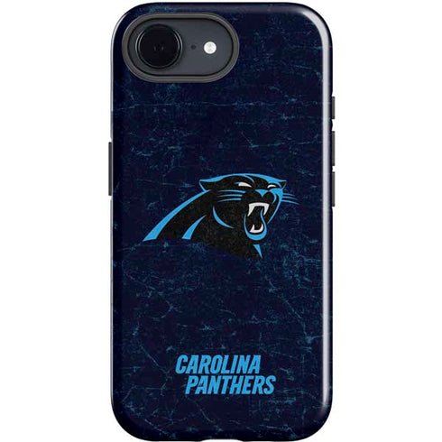 NFL Carolina Panthers Distressed iPhone 16e Impact Case