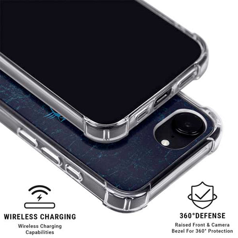 NFL Carolina Panthers Distressed iPhone 16e MagSafe Case