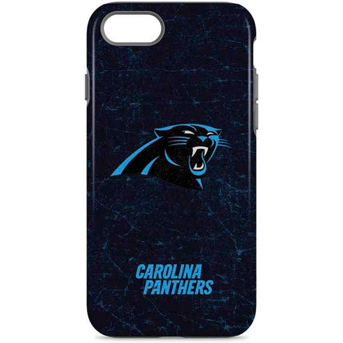 NFL Carolina Panthers Distressed iPhone Cases