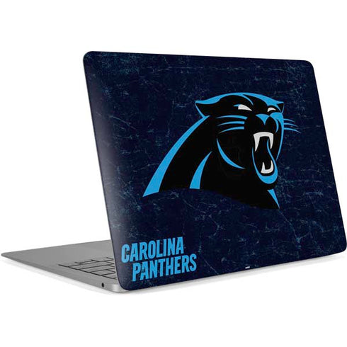 NFL Carolina Panthers Distressed Apple MacBook Air Skin