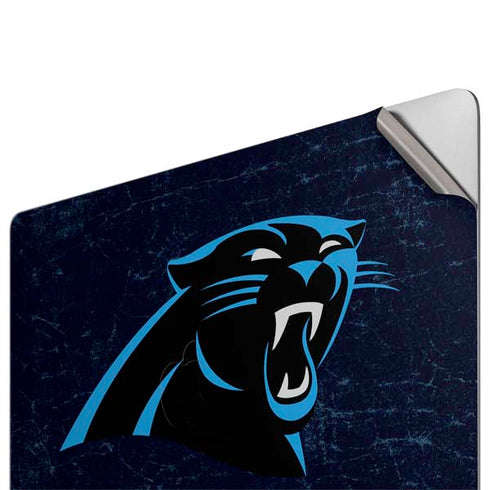 NFL Carolina Panthers Distressed Apple MacBook Pro 16-inch Skin