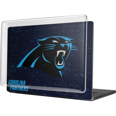 NFL Carolina Panthers Distressed MacBook Cases