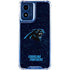 NFL Carolina Panthers Distressed Moto G 5G (2024) Clear Case