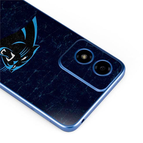 NFL Carolina Panthers Distressed Moto G Play 4G (2024) Skin