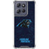 NFL Carolina Panthers Distressed Moto G Power 5G (2025) Clear Case