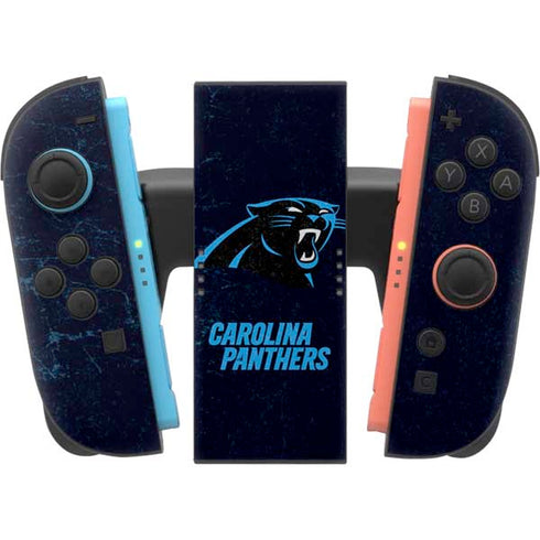 NFL Carolina Panthers Distressed Nintendo Switch 2 (2025) Joy-Con Controller Skin