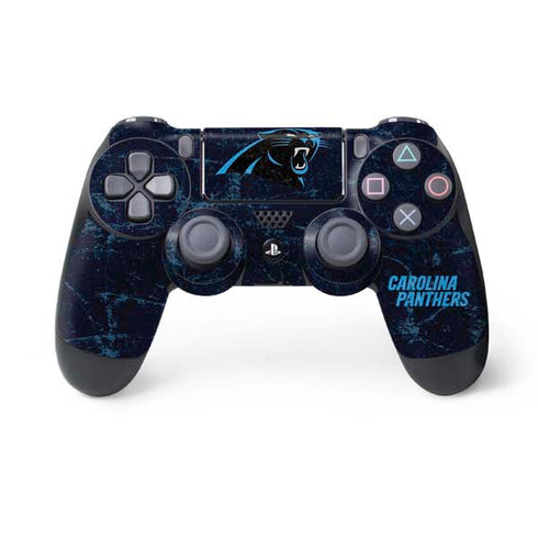 NFL Carolina Panthers Distressed PlayStation PS4 Skins