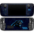 NFL Carolina Panthers Distressed Steam Deck Handheld Gaming Computer OLED Skin
