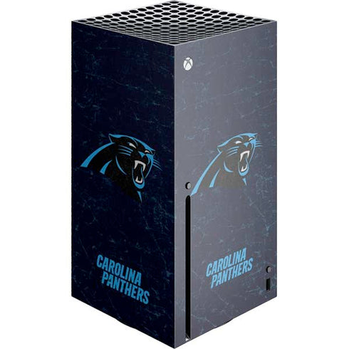 NFL Carolina Panthers Distressed Xbox Series X Skins