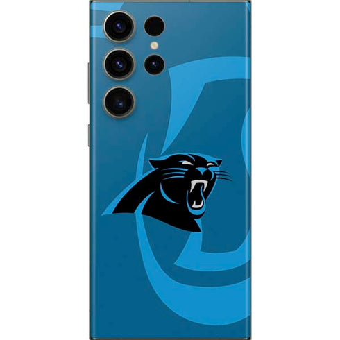NFL Carolina Panthers Double Vision Galaxy Skins