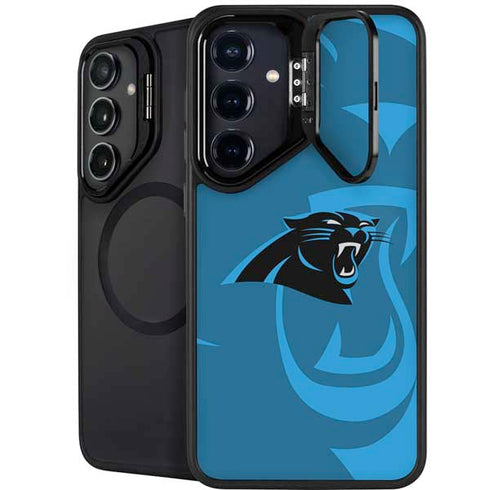 NFL Carolina Panthers Double Vision Galaxy S24 Kickstand Case