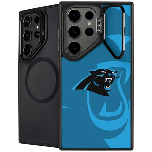NFL Carolina Panthers Double Vision Galaxy S25 Ultra Kickstand Case