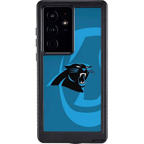 NFL Carolina Panthers Double Vision Galaxy S24 Ultra Waterproof Case