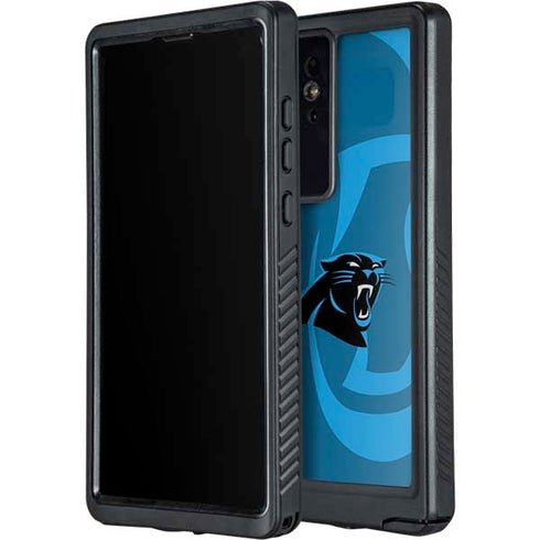 NFL Carolina Panthers Double Vision Galaxy S24 Ultra Waterproof Case