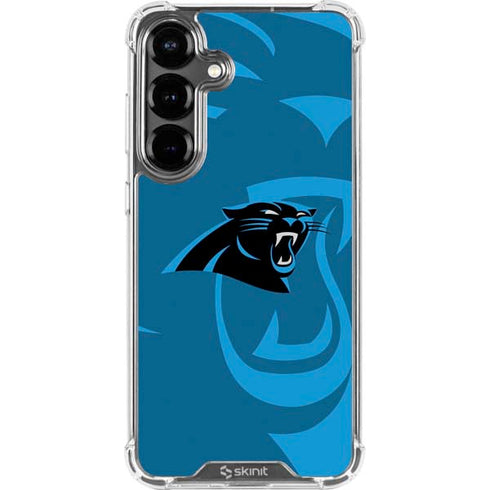 NFL Carolina Panthers Double Vision Galaxy S26 Plus Clear Case