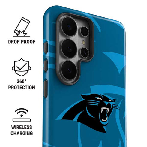 NFL Carolina Panthers Double Vision Galaxy S26 Ultra Impact Case